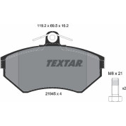 Bremsbelagsatz Vw P.Polo/Caddy/Ibiza/Cordoba/Vento/Golf 3 | 2194502