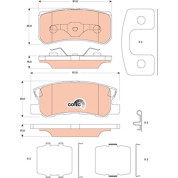 Bremsklötze HA | CHRYSLER Sebring,JEEP Patriot 07 | GDB4600