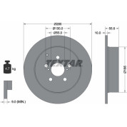 Bremsscheibe Toyota T. Avensis 03 | 92135703