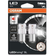 P21W Osram | LED Red 12V | LEDriving | 7506DRP-02B