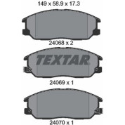 Bremsbelagsatz Kia P. Sorento 2,4-3,5 V6 02- Usa | 2406801