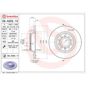 17 482 016 Bremsscheibe HA | VW Golf,Passat,Sharan 03 | 08.A202.11