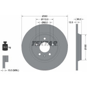 Bremsscheibe Vw T. A4/A5 07-/Q5/A6 09- 300X12 | 92160103