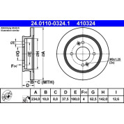 Bremsscheibe | 24.0110-0324.1