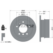 Bremsscheibe Db T. Sprinter 208-214 | 92137503