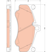 Bremsklötze VA | PORSCHE 911 Turbo 09 | GDB1863
