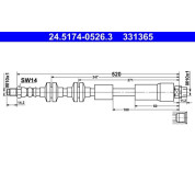 Bremsschlauch | 24.5174-0526.3