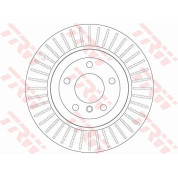 11 482 053 Bremsscheibe HA | BMW E60 05 | DF6299