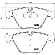 BREMBO Bremsklötze VA | BMW | P 06 054