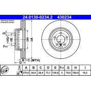 Bremsscheibe | 24.0130-0234.2