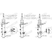 MONROE OESpectrum VA re | PEUGEOT 2008 13 | 742206SP