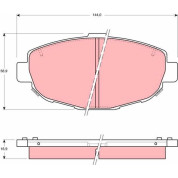 Bremsbelagsatz Lexus P. Gs300/Is300 | GDB1184