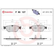 BREMBO Bremsklötze VA | AUDI A6 10-, A7 10-, A8 09 | P 85 127