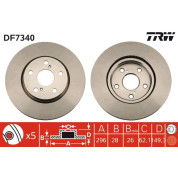 Bremsscheibe Lexus P. Is 05 | DF7340