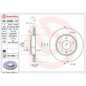 17 482 014 Bremsscheibe HA | VW T5 03 | 09.9582.11