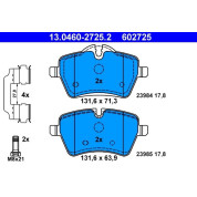 Bremsbelagsatz Mini P. Cooper/One 1,6-2,0 03-16 | 13.0460-2725.2