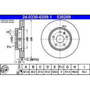 Bremsscheibe | 24.0330-0209.1