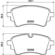 BREMBO Bremsklötze HA | AUDI A5, A6, A7, A8, Q7 VW Touareg 17 | P 85 185