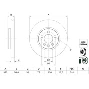 Bremsscheibe | VW Amarok 10 | 0 986 479 F04