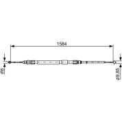 Handbremsseil | BMW 3 13 | 1987482491