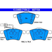 Bremsbelagsatz Vw P. Sharan 1.9-2.0 Tdi 95-10 | 13.0460-7154.2