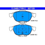 Bremsbelagsatz Renault P. Espace/Laguna/Vel Satis 2,0-3,5/1,9-3,0 Dci 01 | 13.0460-7159.2