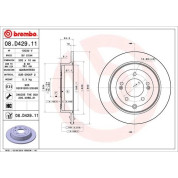 Bremsscheibe HA | HYUNDAI ix35,Tucson,KIA 09 | 08.D429.11