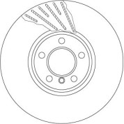 Bremsscheibe Bmw S. 5/6/7 10-Pr | DF6612S