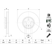 Bremsscheibe | BMW 3, 4, 5, 6, 7, 8 18 | 0 986 479 F58