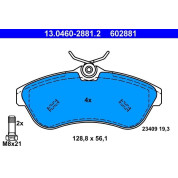 Bremsbelagsatz Citroen P. C2/C3 1,4-1,6 02 | 13.0460-2881.2