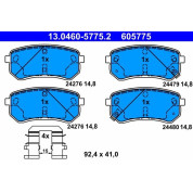 Bremsbelagsatz Hyundai T. I10 1.0-1.2 08 | 13.0460-5775.2