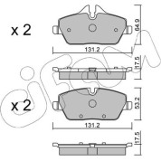 Bremsklötze VA | BMW E81,MINI 04 | 822-664-0