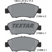 Bremsbelagsatz Honda P. Civic 94-/01-/Crx 92- Akebono/Crx 92 | 2169401