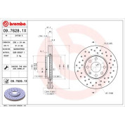 Bremsscheibe VA Xtra | OPEL Astra,Zafira 98 | 09.7628.1X