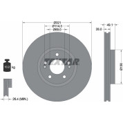 Bremsscheibe | 92166005