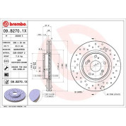 Bremsscheibe VA Xtra | HONDA Accord 08 | 09.B270.1X