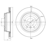 Bremsscheibe HA | BMW E81,E90,X1 05 | 800-871C