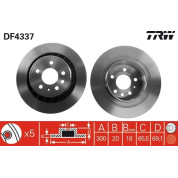 Bremsscheibe Saab Bd. 9-5 | DF4337