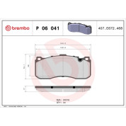 BREMBO Bremsklötze VA | BMW 1, 3 03-13 | P 06 041