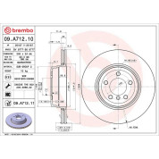 11 482 054 Bremsscheibe HA | BMW E65 05 | 09.A712.11