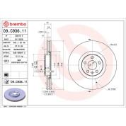 76 482 026 Bremsscheibe VA | VOLVO S90, V90, XC90, XC60 14 | 09.C936.11