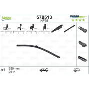 VALEO HydroConnect Front LHD 65cm | Fiesta, Grande Punto, Golf VII | 578513