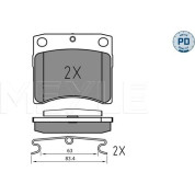 Bremsklötze VA Platinum | VW T4 90 | 025 216 3517/PD