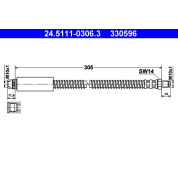 Bremsschlauch | 24.5111-0306.3