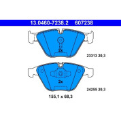 Bremsbelagsatz Bmw P. E90 320-325/E84 X1 07 | 13.0460-7238.2