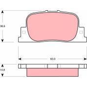 Bremsklötze HA | TOYOTA Camry 99 | GDB3278