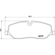 BREMBO Bremsklötze VA | LAND ROVER | P 44 014