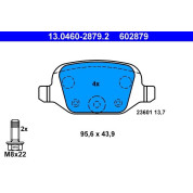 Bremsbelagsatz Fiat T. 500/Idea/Panda 04 | 13.0460-2879.2