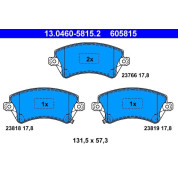 Bremsbelagsatz Toyota P. Corolla 1.4-2.0 D-4D 01-07 | 13.0460-5815.2