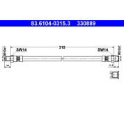 Bremsschlauch | 83.6104-0315.3